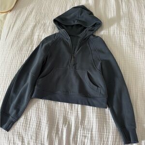 Lululemon Athletica Dark Blue Muted Scuba Hoodie